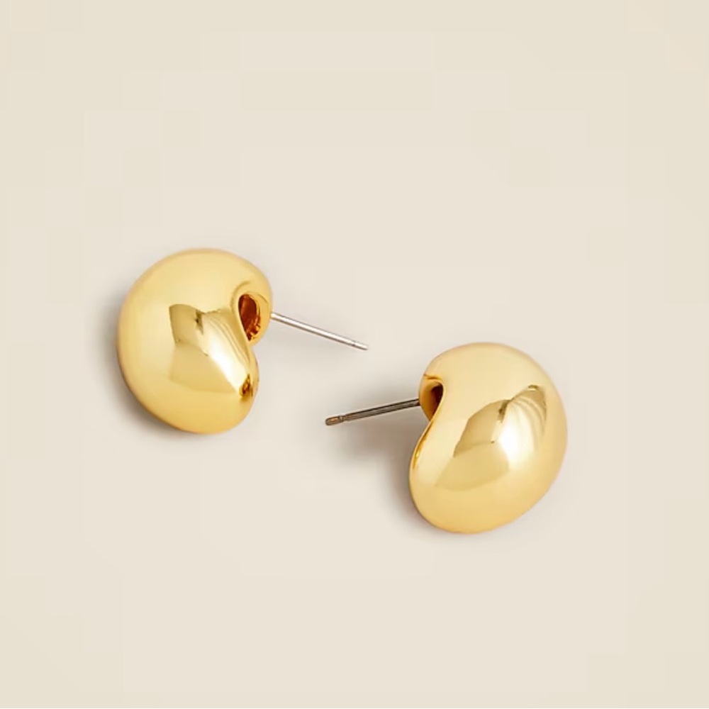 NWT JCREW Gold Earrings - Sculptural orb 

feel free to make me an offer.